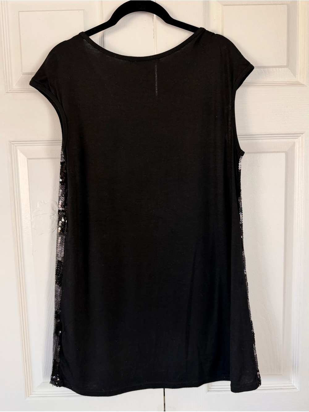 London Store Twenty One Sequin Tunic Top/Short Dress Vintage Like NWOT - Picture 3 of 7